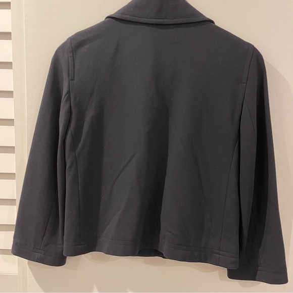 Ann Taylor Jacket like new never worn, navy blue! Fabric Rayon/ nylon/Spandex - Picture 2 of 5